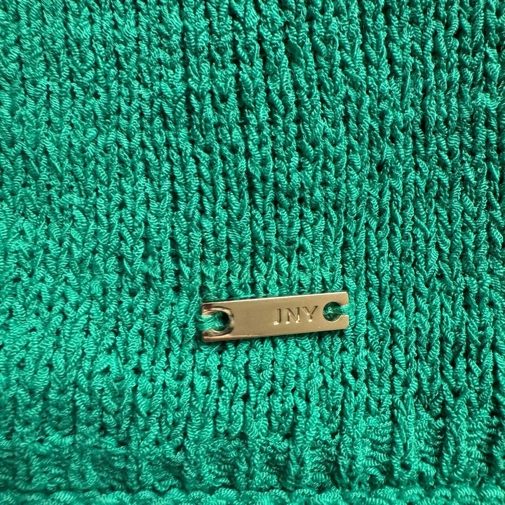 Jones New York Vibrant Green Crew Neck Sweater - Picture 2 of 4